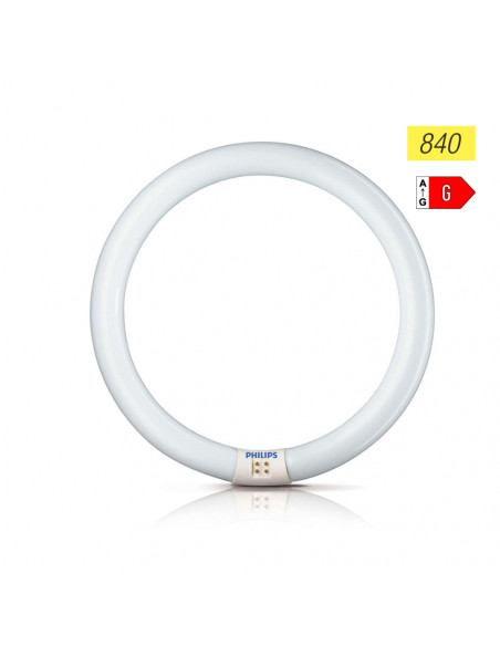 3 Tube Fluorescent Circulaire 22w Ø21cm Triphosphor 840k Lumière Du Jour Philips