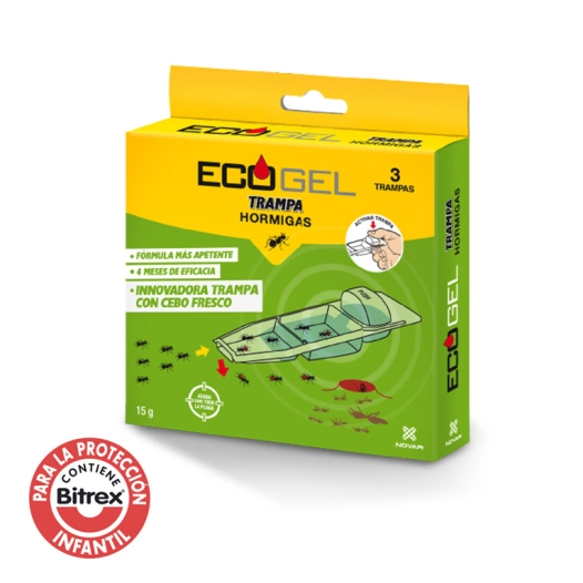 Ecogel Fourmis Kit 3 Pièges 15gr.
