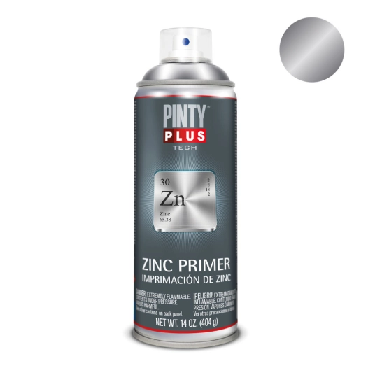 Peinture En Aérosol Pintyplus Tech Apprêt De Zinc 520cc Z169