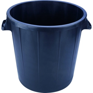 corps poubelle immeub.noir 50l