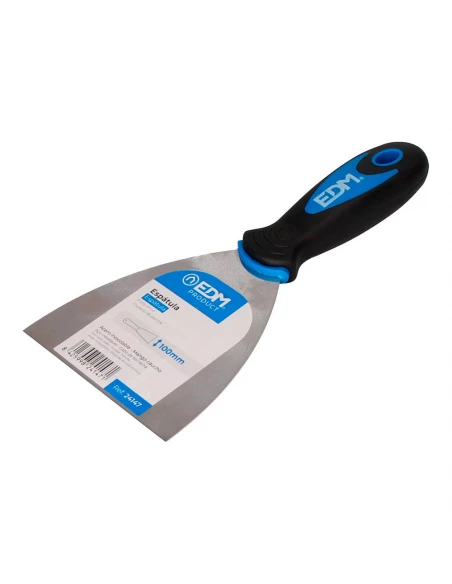 12 Spatule Professionnelle Manche En Caoutchouc 100mm Edm