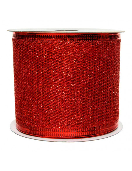 4 Ruban A Paillettes Rouge 270x6.3cm.