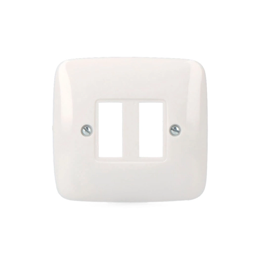 Plaque D'interrupteur Deux Postes Petite S-Estrella Sous Emballage Solera 521