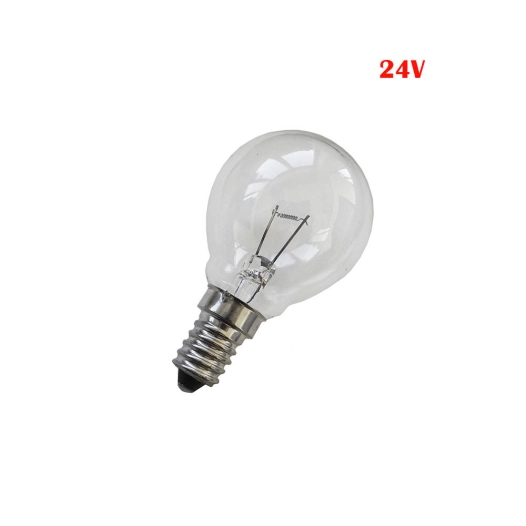 Ampoule Incandescente Sphérique Transparente 40w E14 - 24v