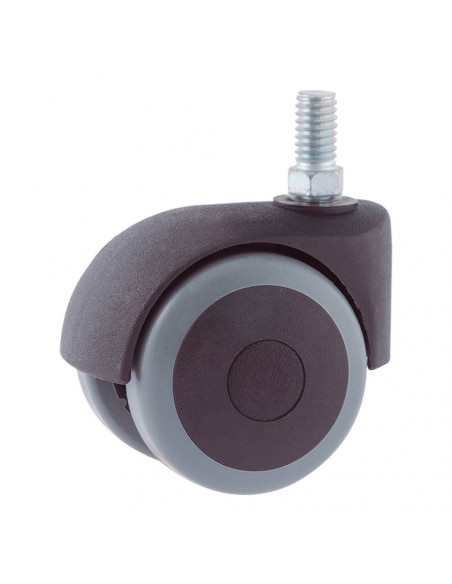 4 Roue À Pointe Filetée En Polyuréthane Tpu Ø50mm (ROUE) Afo