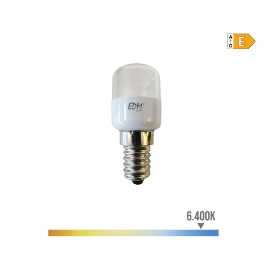 Ampoule Tubulaire (FRIGO) Led E14 0.5w 55lm 6400k Lumière Froide Ø2.6x60cm Edm