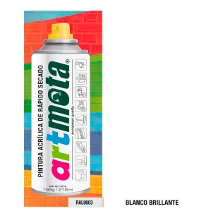 Spray Blanc Brillant Ral 9003 216ml Mota La04