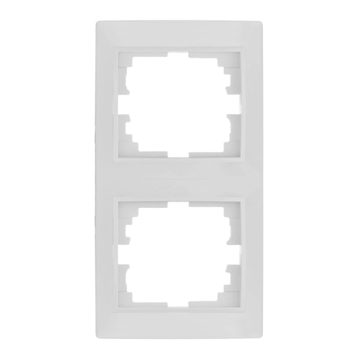 Cadre Vertical Pour 2 Elements Blanc 81x154x10mm S.Europa Solera Erp62u