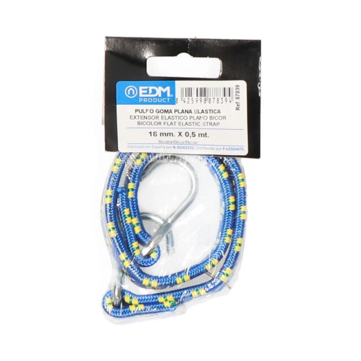 4 Sangle Élastique Plate Bicolore 0.5mts.