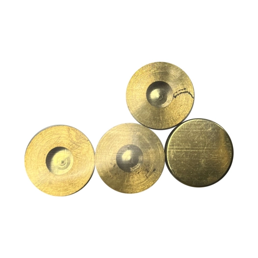 5 Pack 4 Unités Couvercle En Laiton Fileté Lisse Poli 18 Edm