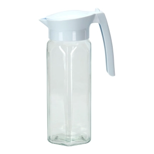 Cruche En Verre Avec Couvercle Pp, 1.5l