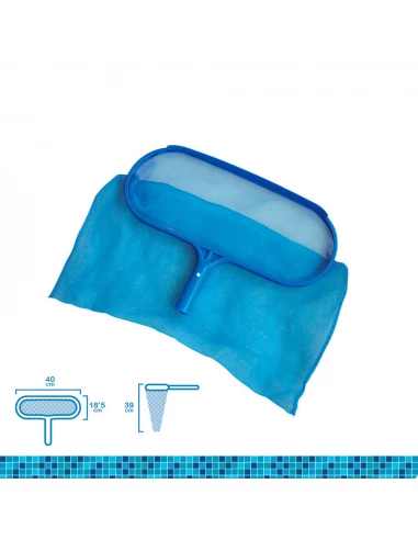 Collecteur De Feuilles De Fonds Classique 40x18.5cm Couleur Bleue Edm