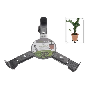 Plateau Métallique 3 Roues Ajustable 22,5-30cm