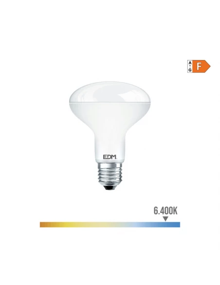 Ampoule Led Reflecteur R90 E27 12w 1055lm 6400k Lumiere Froide Ø9x12cm Edm