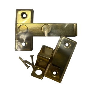 6 Crochet À Levier Reversible 8cm Laiton Puli