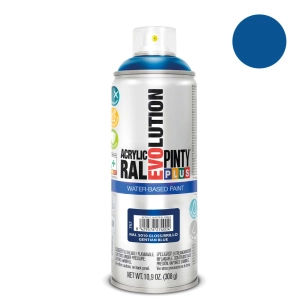 Peinture En Aérosol Pintyplus Evolution Water-Based 520cc Ral 5010 Bleu Gentiane