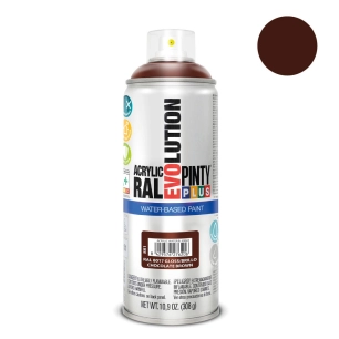 Peinture En Aérosol Pintyplus Evolution Water-Based 520cc Ral 8017 Brun Chocolat