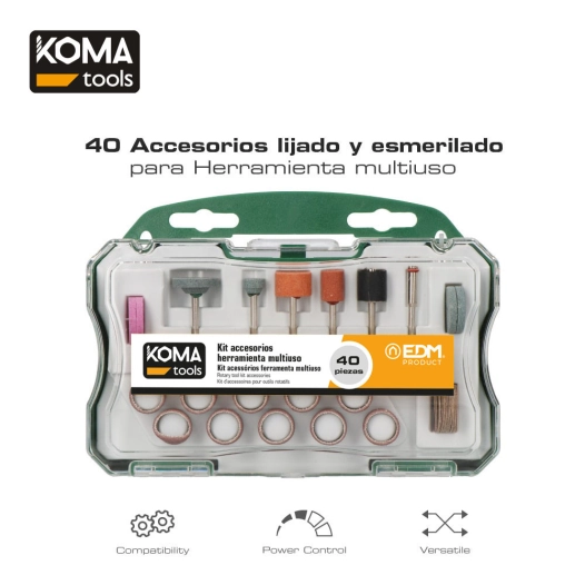 Kit 40 Accessoires Pour 08709 Koma Tools