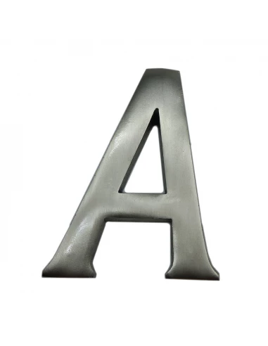 Lettre A Nickel Mat 10 Cm Fixation Invisible Edm.