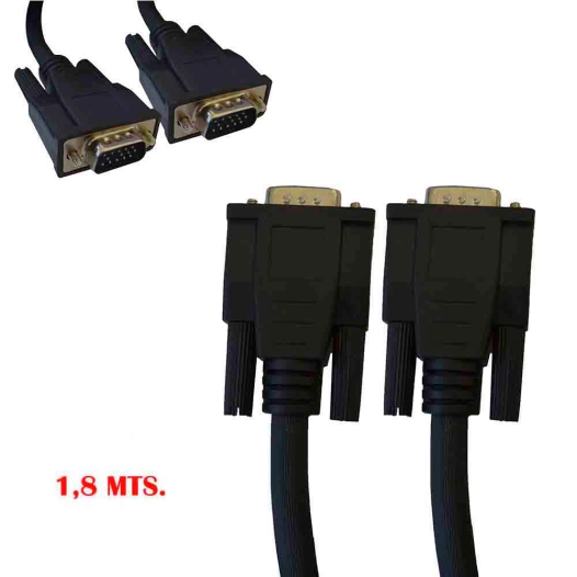 Connection Super Vga Mâle Mâle 1,8m