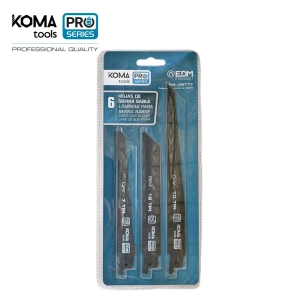 Kit 6 Lames De Rechange Pour 08776 Koma Tools Pro Series Battery