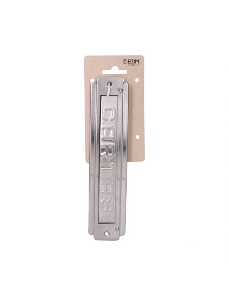 Plaque Boîte Aux Lettres Inox 22x25cm