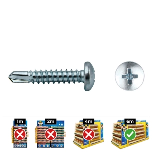 Perceuse Philips Din 7504n 4,8x22 Zinc. Boîte 250 Uni. Celo