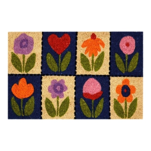 Paillason 60x40cm Modèle Fleur Edm