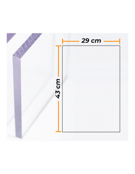 Assiette Polycarbonate Transparente Incassable, transparente, durable - COMPOSSAR