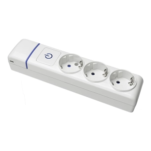 Base Multiple 3 Prises T/Tl Avec Interrupteur D'éclairage 8003pil Solera