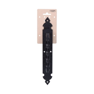 Poignee De Porte Forgee Noire 275mm En Carton Suspendu Edm