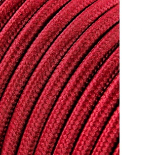 Câble Cordon Tubulaire 2x0,75mm C08 Bordeaux 5m