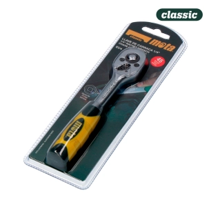 Clé À Douille Cliquet 1/4'' 45 Dents Cr.V Ec4 Mota