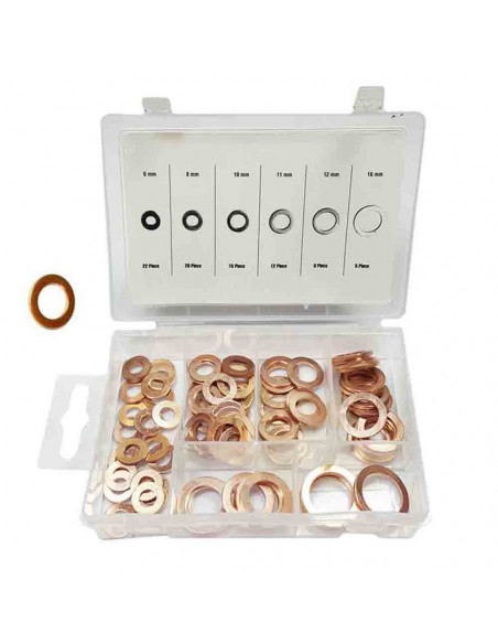 Assortiment Rondelles Cuivre Étanchéité Cuivre Durable - BENSON