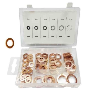 Assortiment De 80 Rondelles En Cuivre