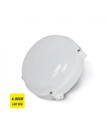 Applique Extérieure Led Circulaire 12w Ip65 4000k Lumière Du Jour Ø18,8x7,5cm Edm