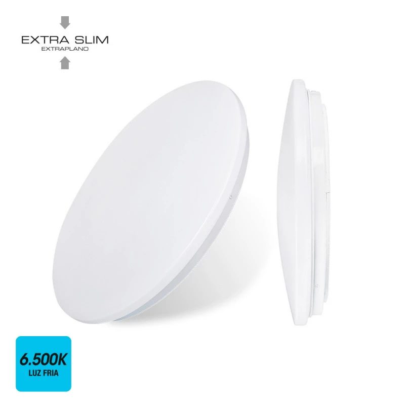 Plafonnier/Mur Led Surface 12w 6500k Ø26.5x5.7cm Edm