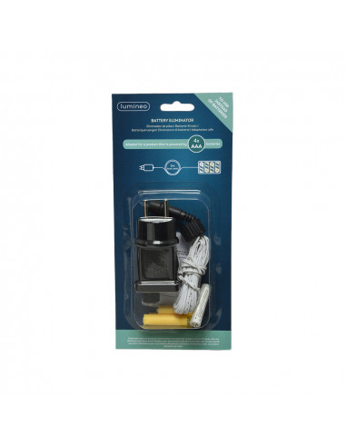 Éliminateur Batterie AAA 3V Alimentation continue 3V pour appareils 4xAAA - LUMINEO