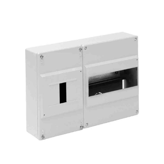 Boîtier Distribution 1 Icp + 7 Postes Blanc 227x188x55mm(Retractilé) Solera 697b