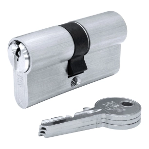 Cylindre F5s3030n Nickel 60mm (30+30mm) Came Longue 15mm. Avec 3 Clés Serrette. Ifam