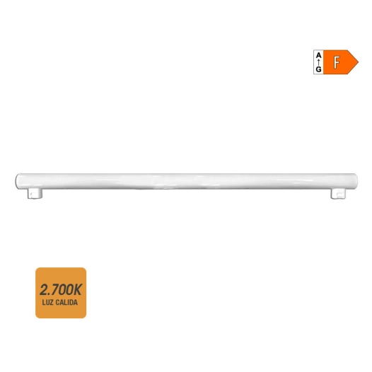 Linestra Led 2 Prises S14s 18w 1450lm 2700k Lumière Chaude Ø3x100cm Edm