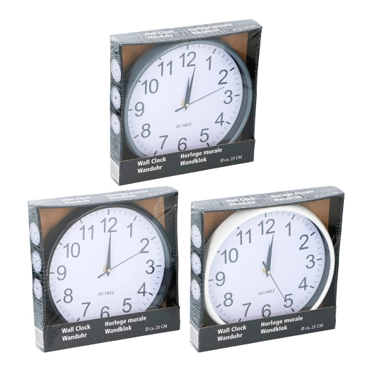 1 Horloge Murale 2ø5x3 Cm couleur suivant arrivage