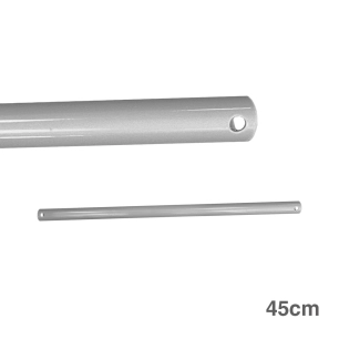 Extension Chromée De Tuyau De 45cm Pour Ventilateur De Plafond