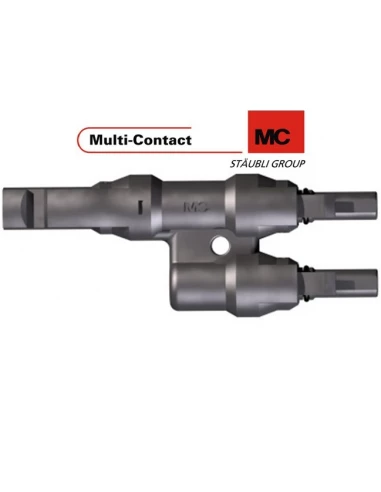 Connecteur de dérivation 'y' mc4 femelle-male-male