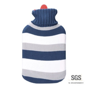 Sac À Eau Chaude Rayures Bleues 2 L