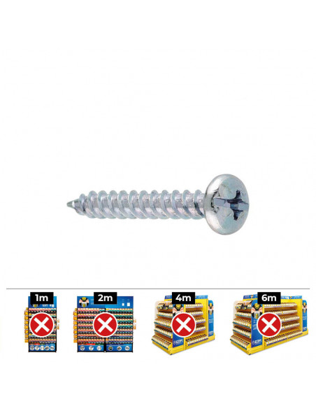 Agrafes à Vis N°35 CELO Agrafes à vis, 4.8x25mm, DIN, boîte de 100 - CELO