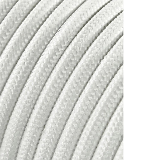 Câble Cordon Tubulaire 2x0,75mm C1 Blanc 5m