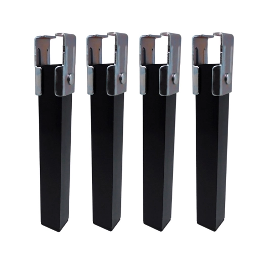 Jeu De 4 Pieds Somiier Pt25 255x30x30mm S/R Ne 96400 Micel