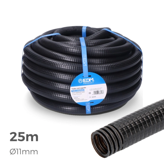 Gaine Prefilee Ferroplast Pour Installation Exterieure 11mm Ce M-16 25m Edm
