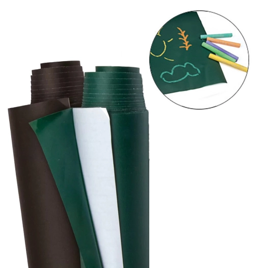Rouleau Adhésif Liderpapel Ardoise 45x200cm Pour Craie Couleurs Assorties